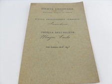 Pagella Società Umanitaria