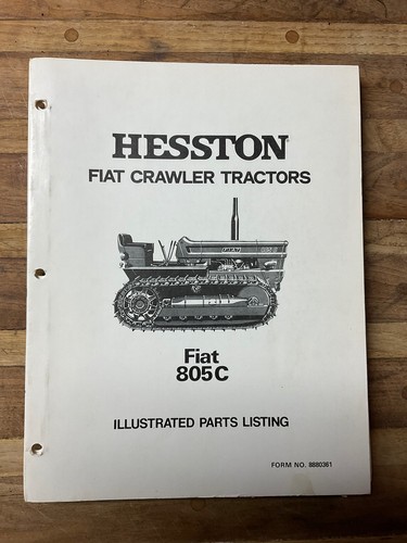 Hesston fiat crawler 805c - fiat,