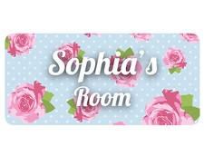 Personalised Blue Shabby Chic