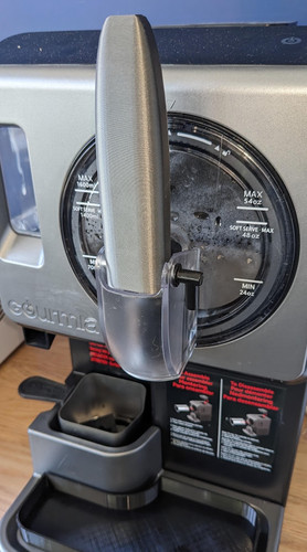 Manico dispenser per gelatiera