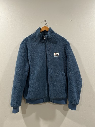 Giacca zara blu pile con - pile,