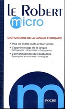Le Robert micro: Dictionnaire