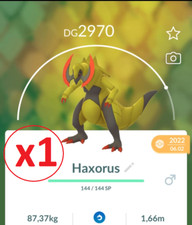 Pokemon Haxorus x1 GO -