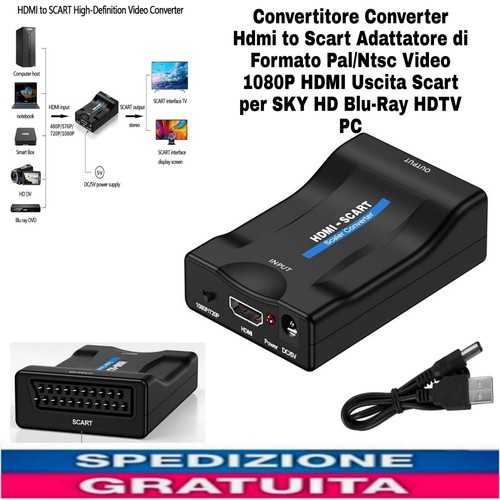 Convertitore hdmi scart - convertitore, a