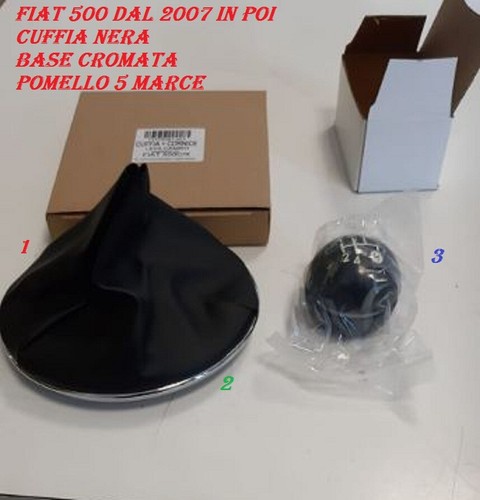 Cuffia pomello lucido - e,