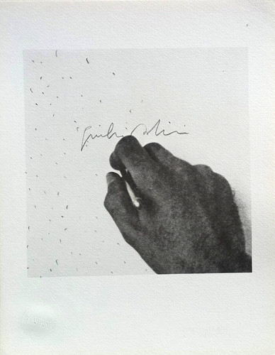 Giulio paolini vedo 1969 - giulio, "vedo