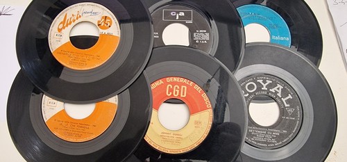 Stock dischi giri vinile - stock,