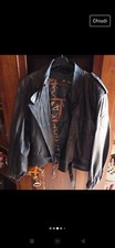 GIUBBINO VINTAGE UOMO ANNI 90 ORIGINALE POLLINI IN VERA PELLE TG. XL