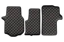 Tappetini in eco pelle nera