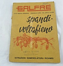 TRATTORE D'EPOCA MACCHINA AGRICOLA VOLTAFIENO SALFRè ROATA CHIUSANI CUNEO MANUAL
