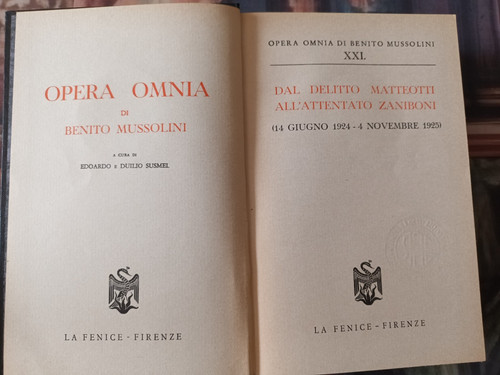 Opera omnia xxi benito - omnia,