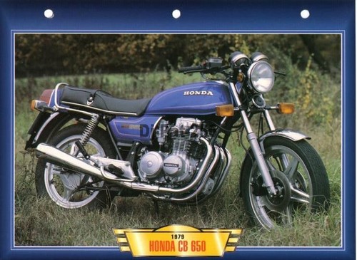 Fiche moto honda - honda, cb