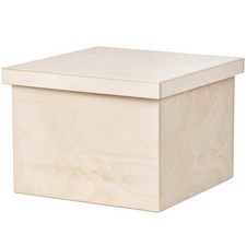 Scatola in legno con coperchio