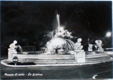 1960 MASSA di notte La Fontana