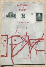 alighiero boetti raro vintage catalogo lucio amelio 1987