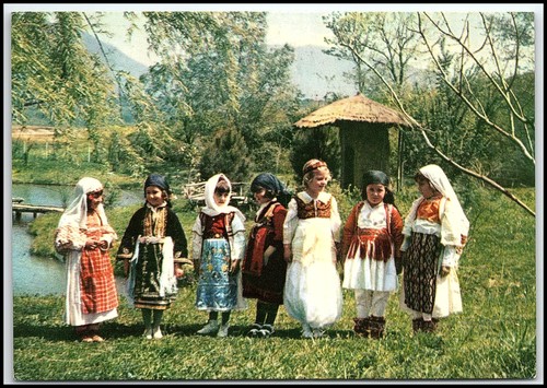Cartolina epoca albania - cartolina,
