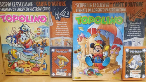 Topolino 3637 3638 con mazzi - topolino,