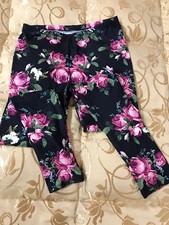 Leggins Fiori Leggeri Donna Estate Ragazza Colorati Palestra Fitness Nuovi Fusó