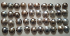 Lotto Perle mabè Coltivate 40pc Lot  Pearls Cultured  Thaiti JAPAN 10-11mm Orafo