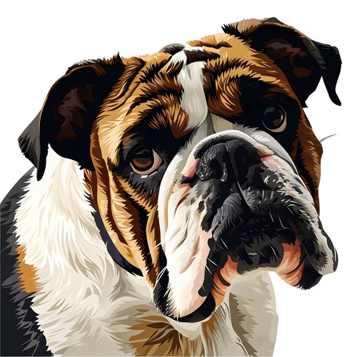 Adesivi bulldog - adesivi, auto