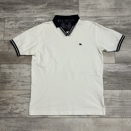 Polo burberry uomo bianca - polo,