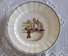 Piatto Società Ceramica Richard Giovanni Gariboldi Cogne Made in Italy