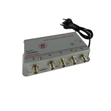 Amplificatore di Segnale Terrestre con 4 Uscite per TV Analogica e Digitale