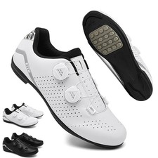 Scarpe Ciclismo Pedale Piatto Uomo Bici Tacchetto Sneaker MTB Bicicletta Bici Stivali Indoor