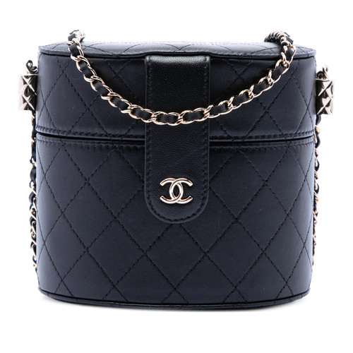 Chanel matelassé cuir - cc,