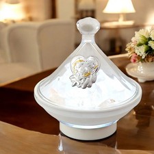 Lampada sale bianco bomboniere - sale,