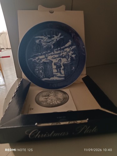 Christmas plate piatto - christmas,