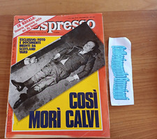 L'Espresso 45 1982-Caso Calvi-De Mita-Eni-Wilma De Angelis-Heather Parisi