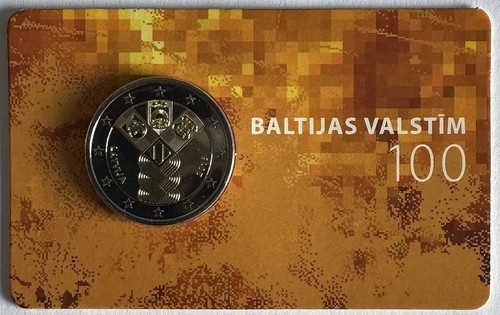 Euro coincard 2018 lettonia - 2018,