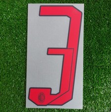 NUMERO 3 PER MAGLIA MILAN
