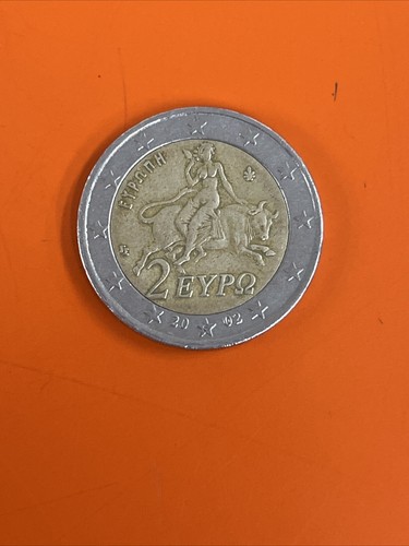 Moneta euro toro grecia - moneta, 2