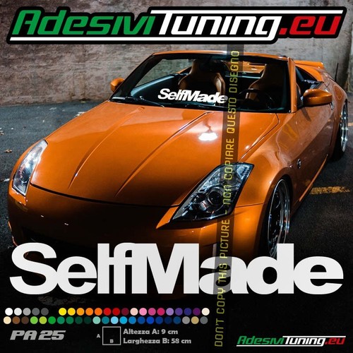 Adesivo selfmade self made - selfmade,