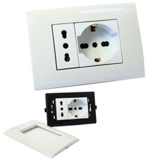 x Placca Placchetta 2 Posti