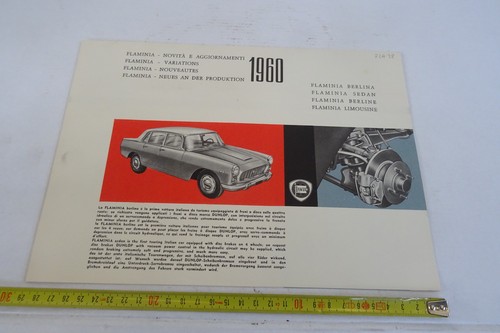 Brochure lancia flaminia - brochure,
