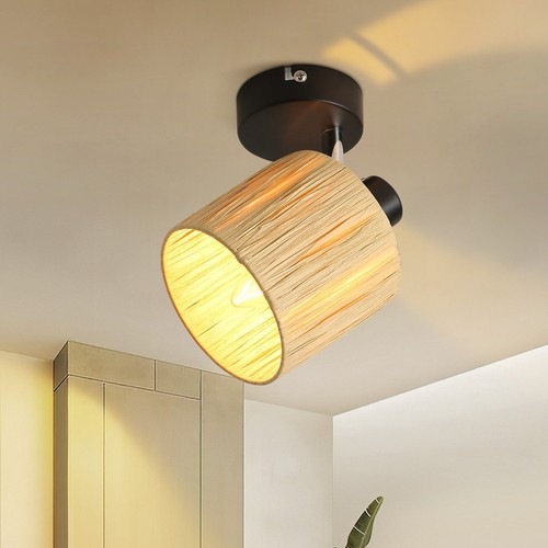 Plafoniera e14 nera faretto - e14,