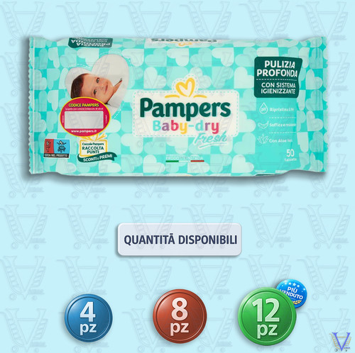 Pampers baby dry - pampers, salviettine