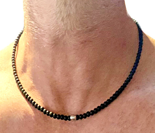 Collana pietre dure onice - , nero