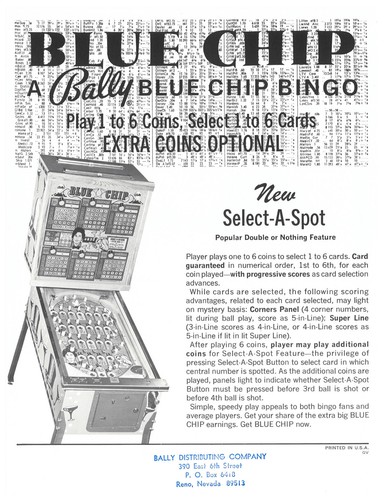 Blue chip bally - blue,