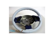 Coprivolante Fiat nuova 500 vera pelle bianca