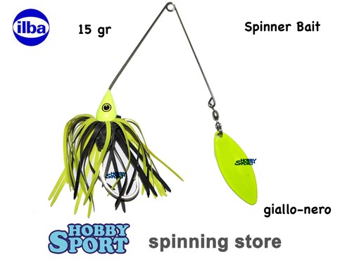 Spinner bait ilba - spinner, giallo