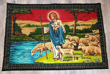 Murale vintage Gesù pecora da