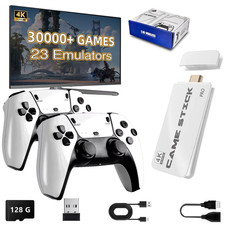 M15 4K Game Stick Mini Console per Videogiochi Retrò Costruito in 30000 Giochi G