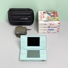 Console Nintendo DS lite azzurro con Caricatore e pennino originale + 4 giochi
