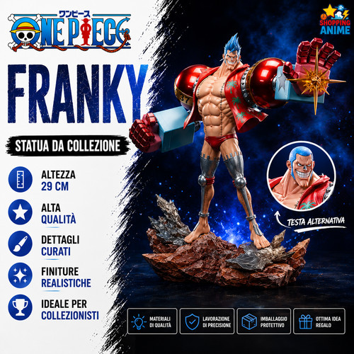 Action figure one piece franky - action,