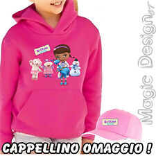 DOTTORESSA PELUCHE DOTTY GIOCO FELPA SWEAT E CAPPELLINO OMAGGIO TANTI COLORI