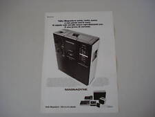 advertising Pubblicità 1975 TELEVISORE MAGNADYNE